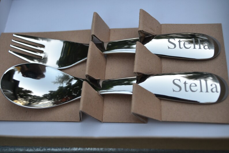 Personalized Silverware Kid's Silverware Kid's Etsy