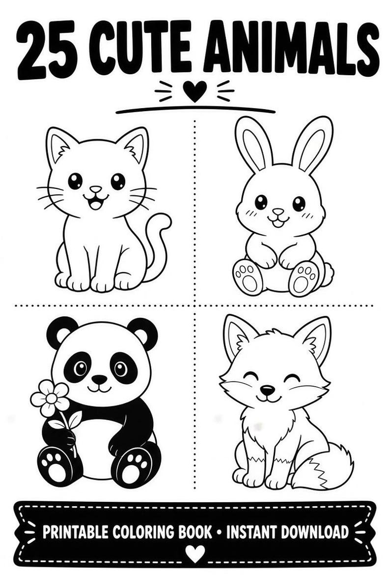 Cute Coloring Pages Kawaii — Example 1