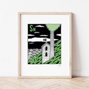 Tin 10th Anniversary - Giclee print for scientists (UK & USA traditional) Periodic Table of the Elements