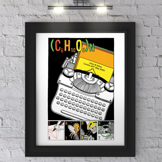 Paper 1st Anniversary gift for scientists (UK & US traditional