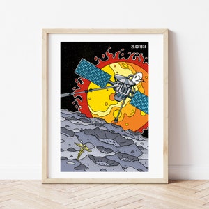29 mars - Mercury Mariner 10 - Impression jet d'encre (sans cadre)