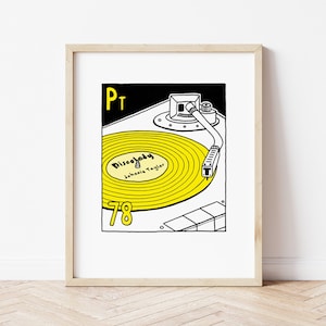 Platinum 20th Anniversary Giclee print for scientists (Modern) Periodic table of elements