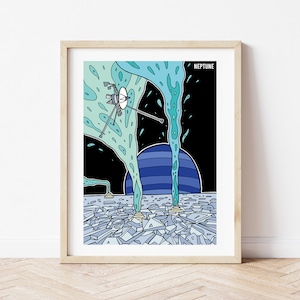 Neptune - The Planets - Giclee Print (Unframed)