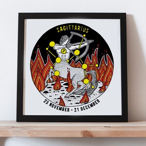 The Zodiac - Sagittarius - Giclee Print (Unframed)