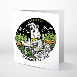 De Dierenriem - Steenbok - Verjaardagskaart