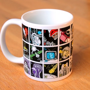 La tabla periódica de los elementos - Taza ilustrada