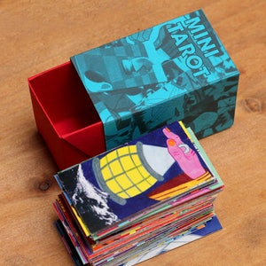 Handgemachte Mini Tarot Karten