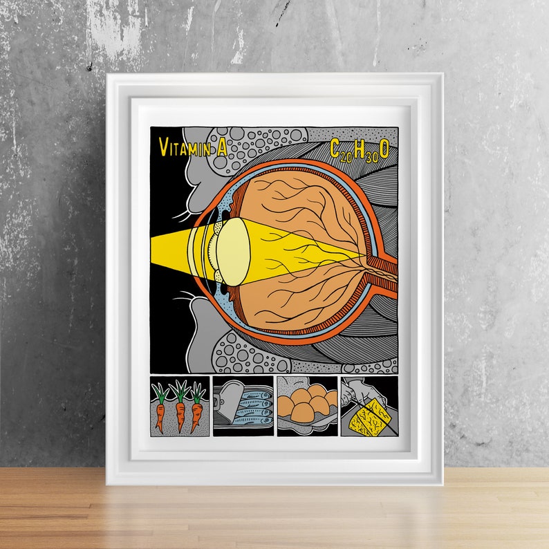 Vitamin A Giclee Print image 1