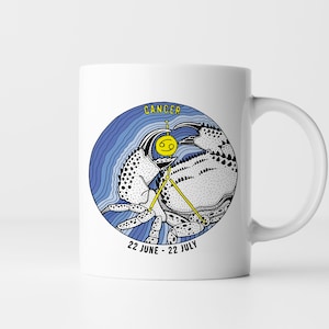 Cancer - Illustrated Mug - The Zodiac