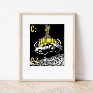Cobalt Giclee print - The Periodic Table of the Elements -