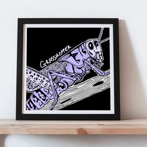 Grasshopper - Giclee Print (Unframed)