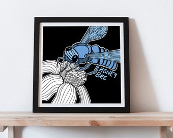 Honey Bee - Giclee Print (Unframed)