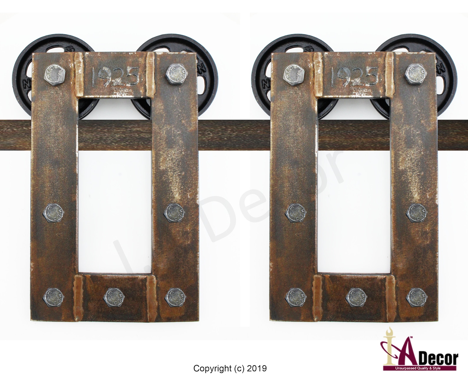 Industrial Barn Door Hardware Rusted Barn Door Hardware Etsy