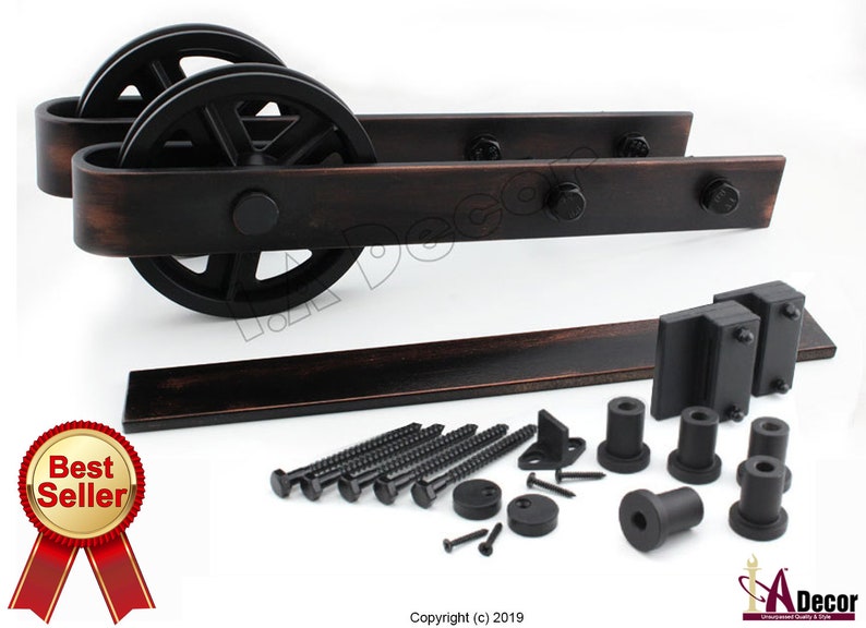 Barn Door Hardware Oil Rubbed Bronze Barn Door Bronze Barn Etsy