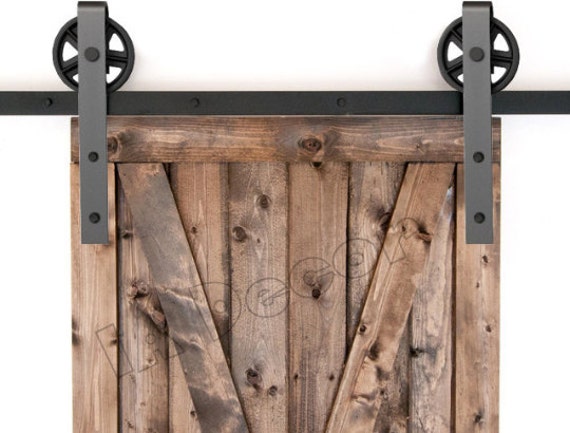 Barn Door Hardware Oil Rubbed Bronze Barn Door Bronze Sliding Barn Door Kit Hand Rubbed Bronze Up To 77 Free Shipping