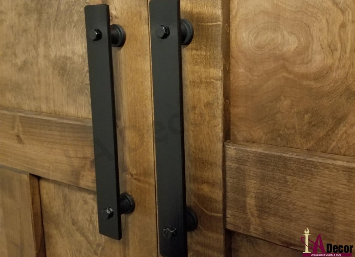 Oilrubbed Bronze Barn Door Handle Bronze Barn Door Pull Oil Etsy