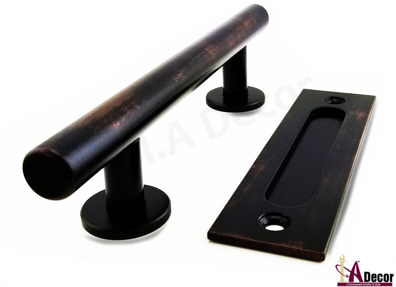 Combo Barn Door Handle Barn Door Hardware Barn Door Pull Etsy