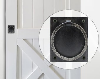Industrial Iron Ring Pull – Rustic Barn Door Handle