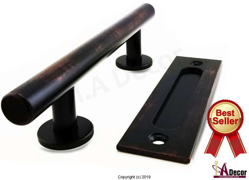 Combo Barn Door Handle Barn Door Hardware Barn Door Pull Etsy