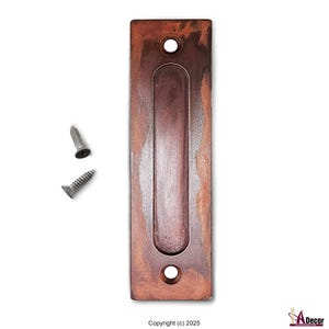 Barn Door Flush Handle REAL RUST! No Routering Needed! Barn Door Flush Pull - Rusted Barn Door Hardware - Industrial Barn Door Hardware New