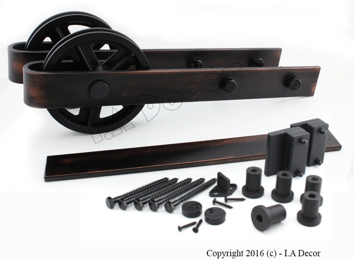 Barn Door Hardware Oil Rubbed Bronze Barn Door Bronze Barn Etsy