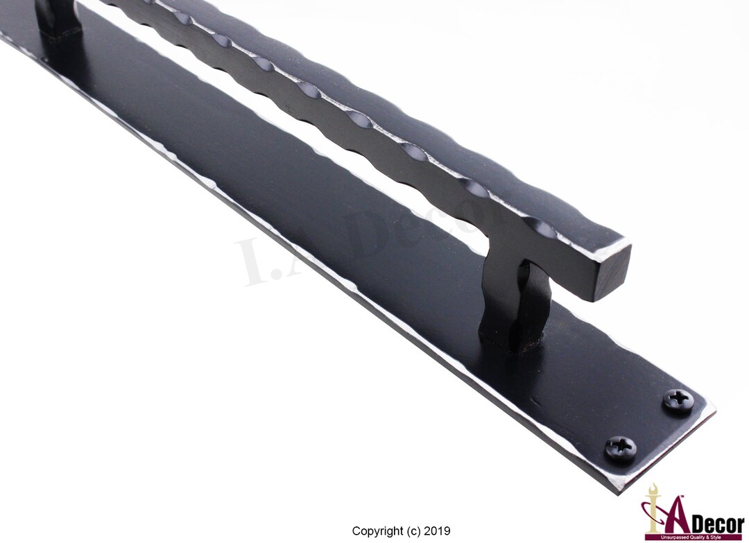 Large Barn Door Handle Solid Barn Door Pull Distressed Black Barn Door