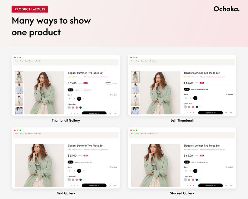 Plantilla Ochaka React, tema multipropósito para tienda online de comercio electrónico con ReactJS, sitio web para tiendas de moda y electrónica. imagen 19