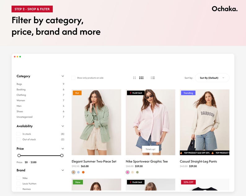 Plantilla Ochaka React, tema multipropósito para tienda online de comercio electrónico con ReactJS, sitio web para tiendas de moda y electrónica. imagen 6