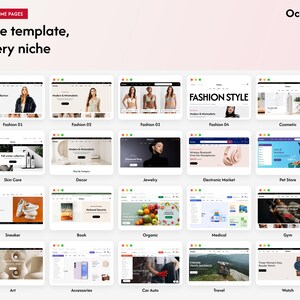Plantilla Ochaka React, tema multipropósito para tienda online de comercio electrónico con ReactJS, sitio web para tiendas de moda y electrónica. imagen 3