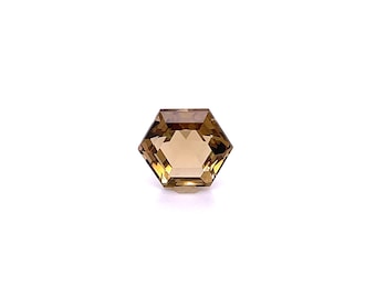 Hexagon Cut Smoky Quartz