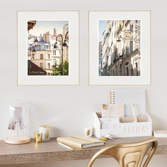 Secure Payment Set of 2 Parisian Shop Art Prints Paris