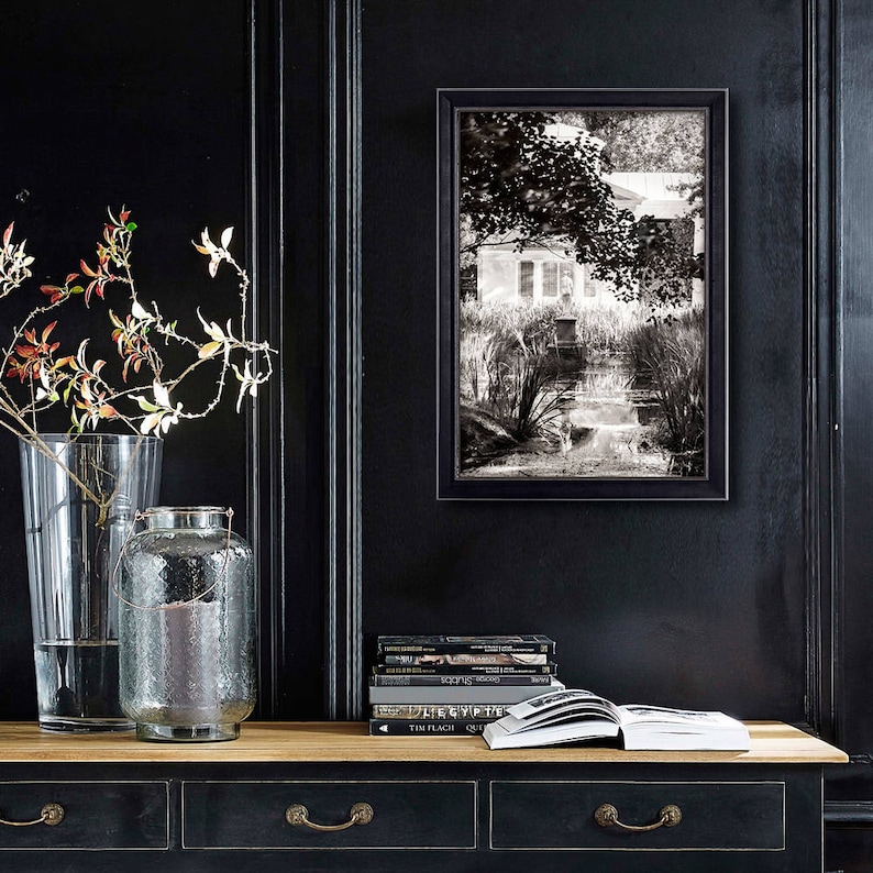 Black and White Art Landscape Photography Nature Print Etsy