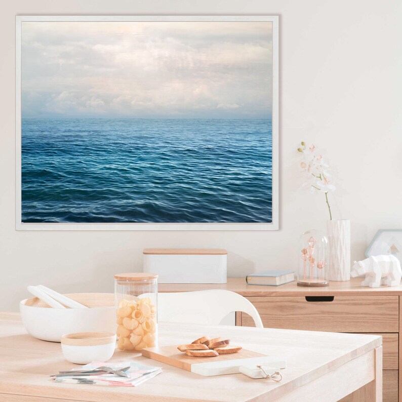 Ocean photography print Extra Large wall art Sea print Etsy