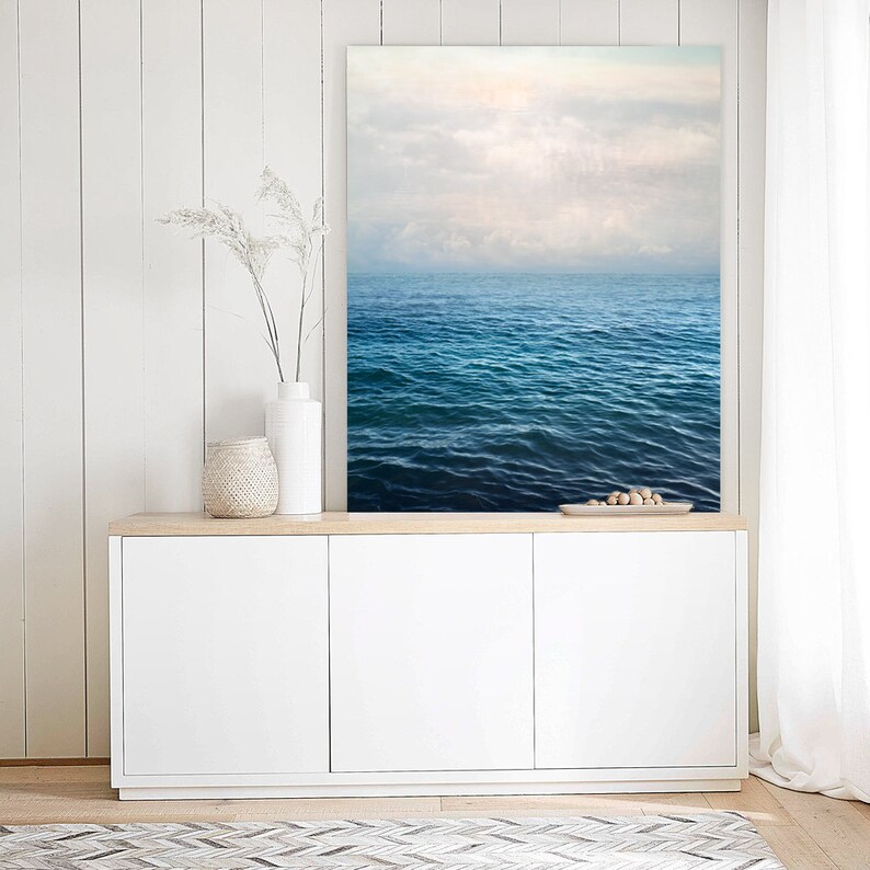 Ocean photography print Extra Large wall art Sea print Etsy