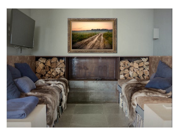 Open Road Print Russian Country Landscape Photography Cottage Etsy