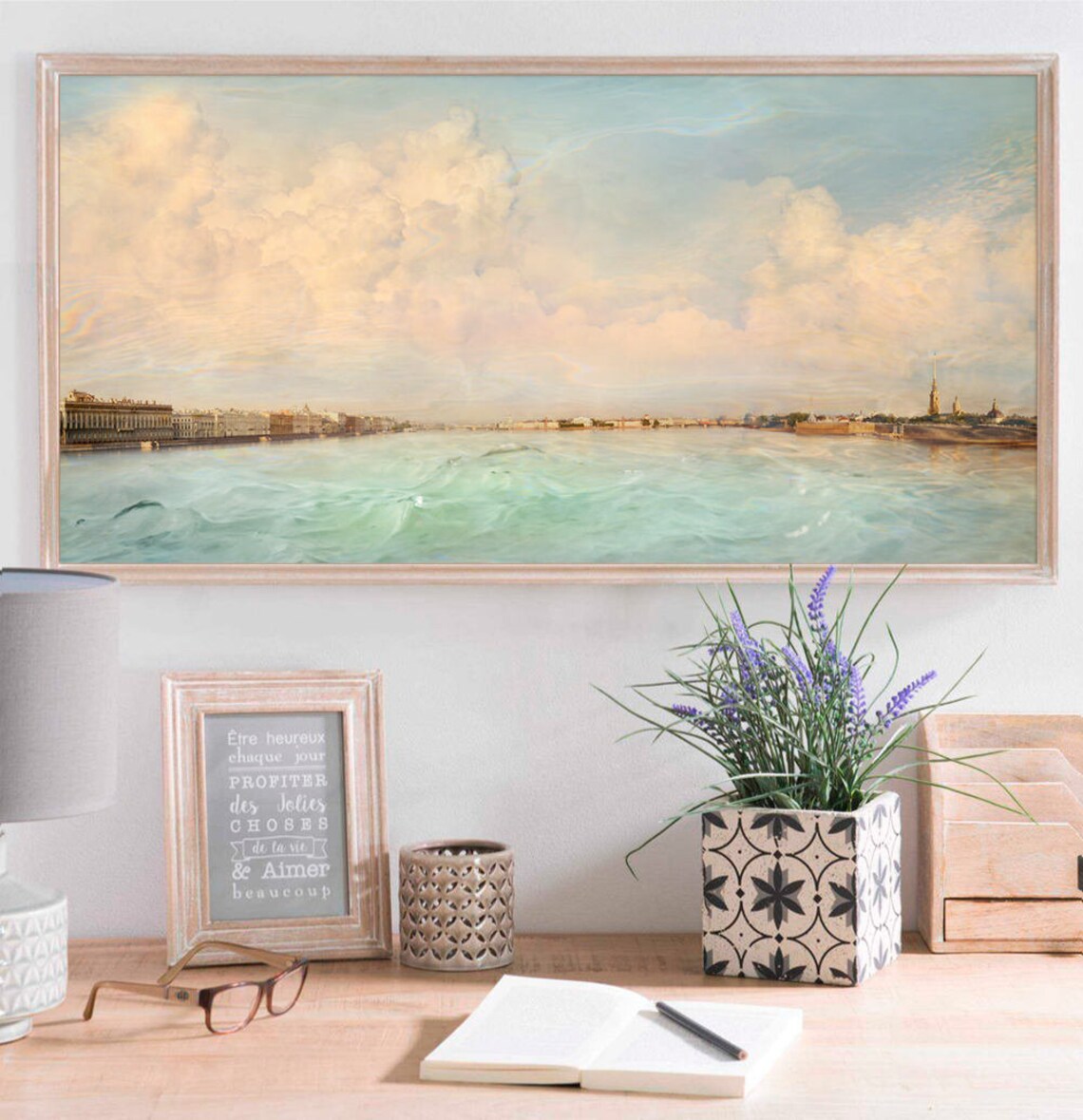 Panoramic print City landscape photography Extra large wall Etsy