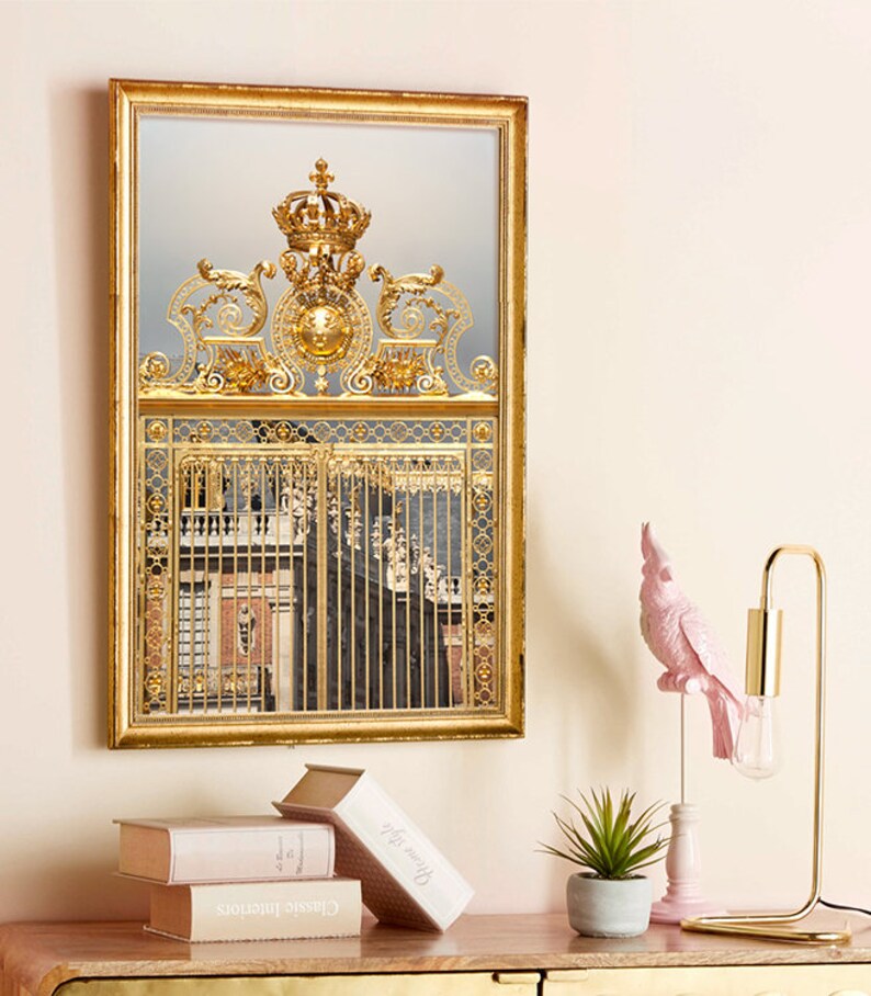 Gold Crown Wall Art Versailles Photography Extra Large Art Etsy