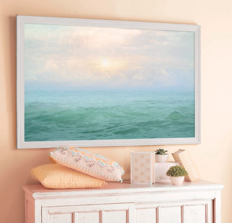 Large Ocean Wall Art Water Print Nature Photography Abstract Etsy