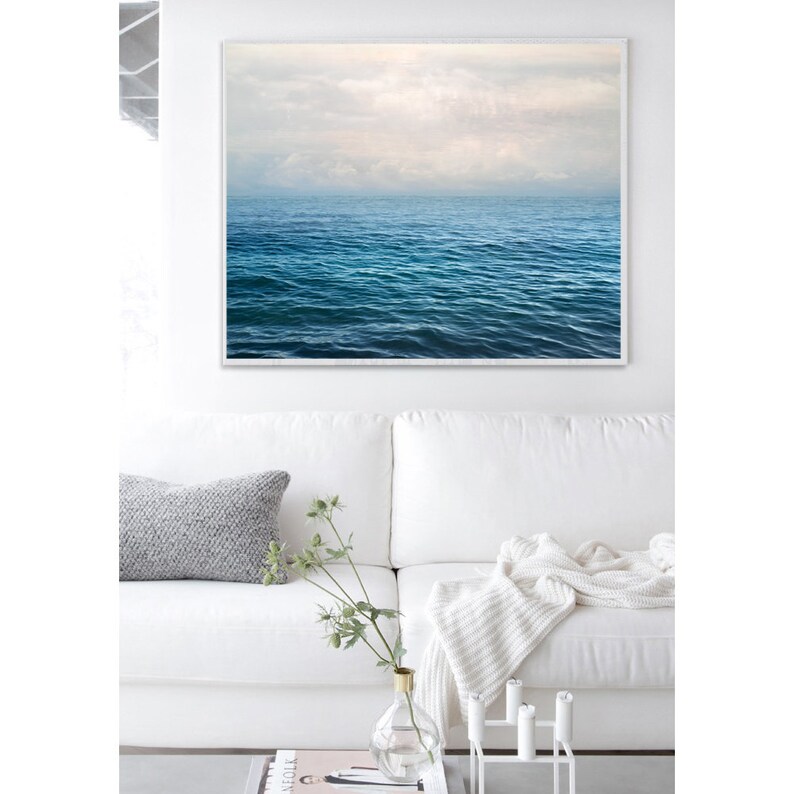 Ocean photography print Extra Large wall art Sea print Etsy
