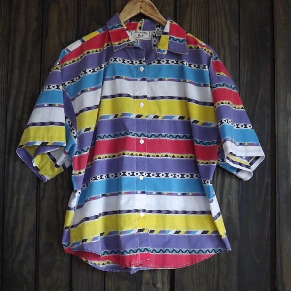 Vintage Tribal Button Up Shirt