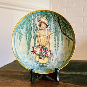 Jessie Willcox Smith Easter Plate 1982 | Knowles Collector Plate | Easter Decor | Spring Decor