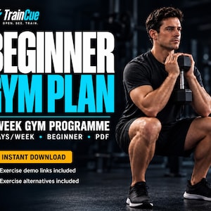 Trainingsschema PDF voor beginners, 6 weken durend fitnessprogramma voor absolute beginners, PDF-download
