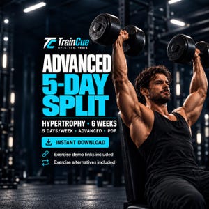 Advanced 5-Day Gym Split PDF | 6-Week Hypertrophy Programme