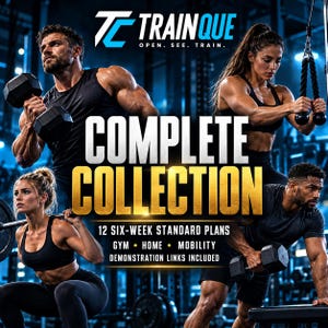 Complete Gym Workout Bundle PDF | 12 Six-Week Standard Plans