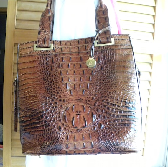 Buy Brahmin Purse Genuine Leather Shoulder Bag Brown Leather Bag