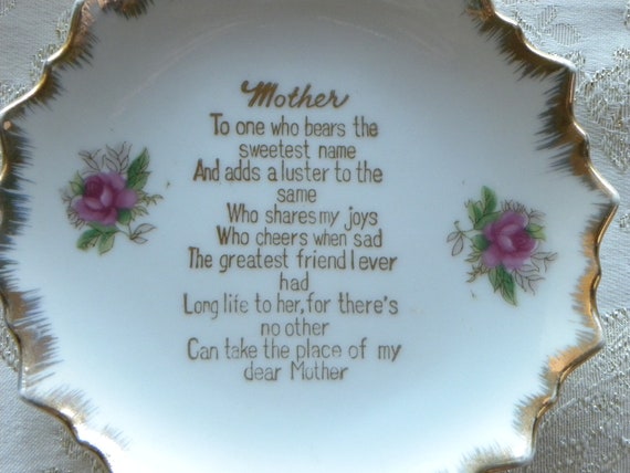Mother's Day Gift Rare Find Porcelain Wall Plate Gift for | Etsy
