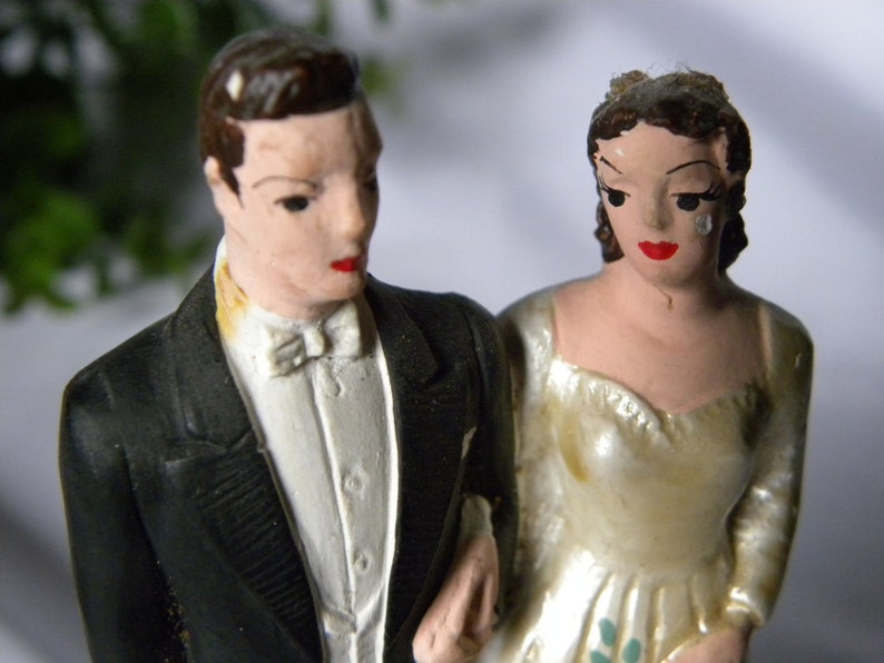 Cake Topper Vintage Cake Topper Wedding Cake Antique image 4