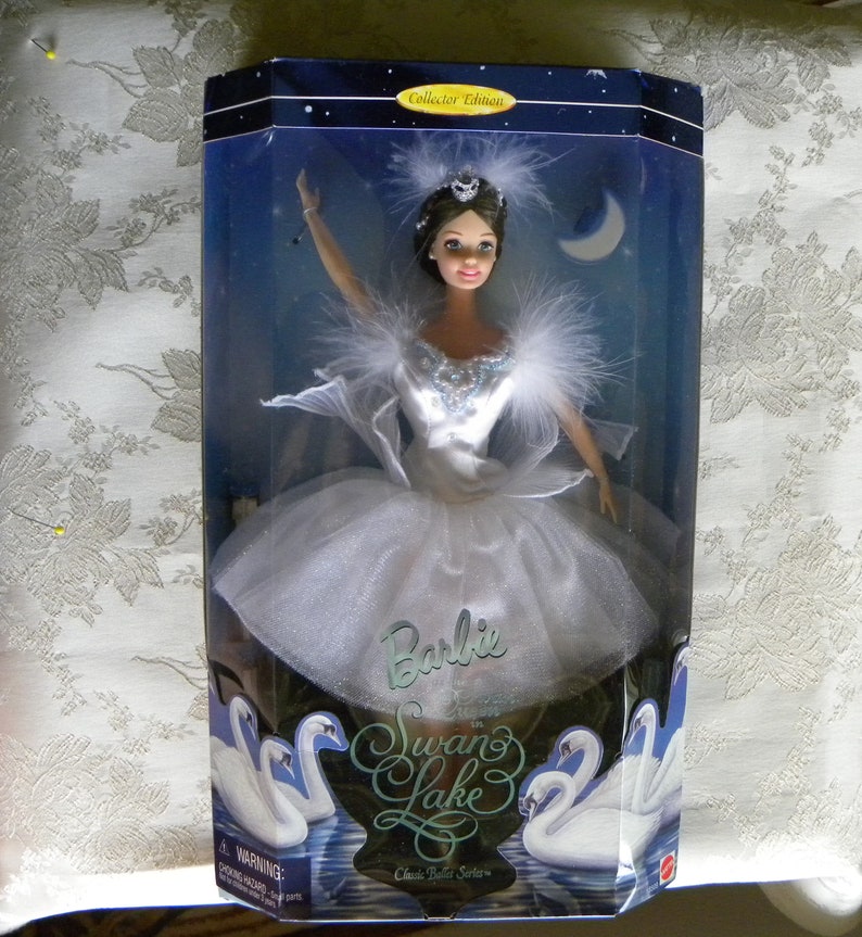 Vintage Barbie Swan Lake NRFB Never removed Box MINT Condition image 2