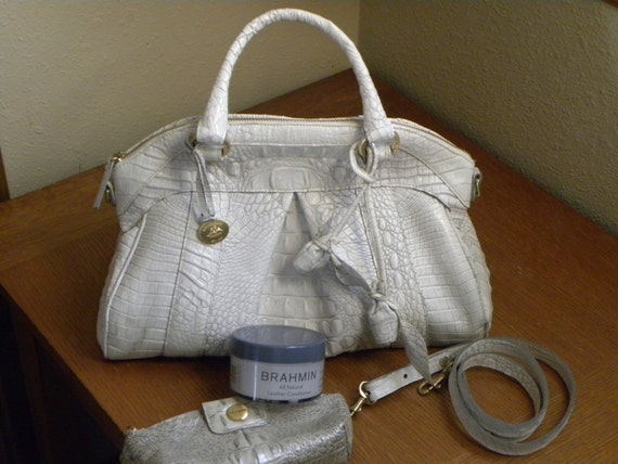 white brahmin purse