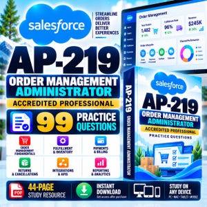 AP-219 Order Management Practice Questions PDF